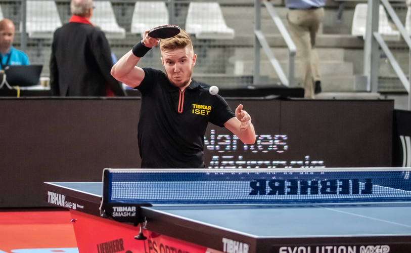 Altstar Aleksandar Karakasevic hatte zuerst Florent Lambiet geschlagen. (©Gohlke)
