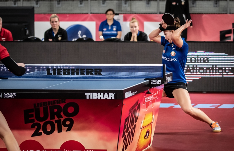Daria Trigolos gab im Spiel gegen Belgien alles. (©Gohlke)