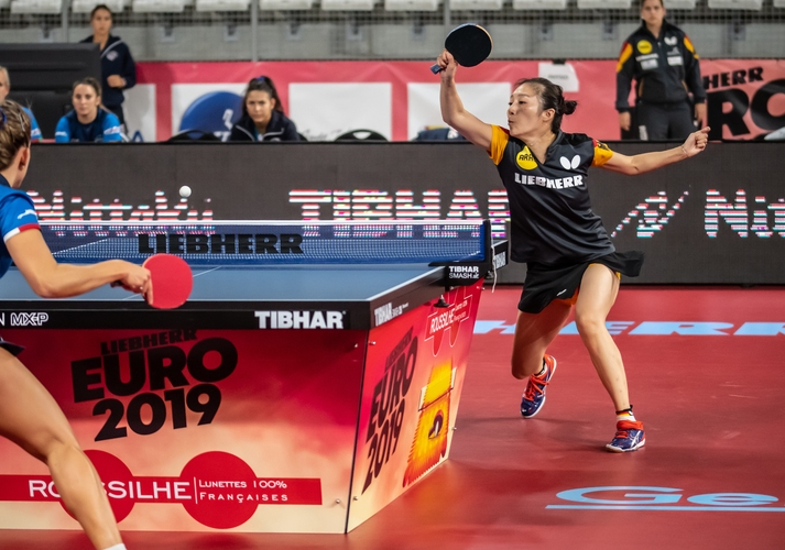 Für sie geht es in der Runde der besten Acht gegen Deutschland. Han Ying stellte gegen Italien auch ihre Offensivfähigkeiten unter Beweis. (©Gohlke)