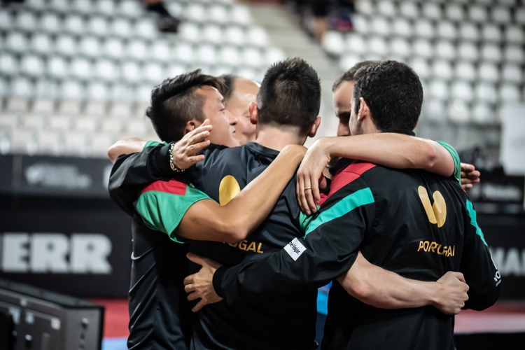 Damit schafften auch die portugiesischen Herren den Sprung in die Medaillenränge. (©Gohlke)