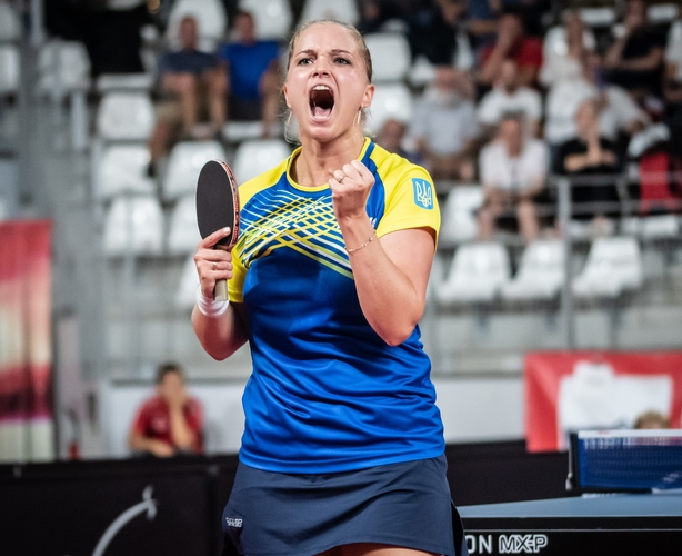 Margaryta Pesotska und vor ihr Tetyana Bilenko hielten ihr Team im Spiel. (©Gohlke)