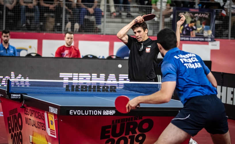 Und auch Jakob Dyjas machte seine Sache gegen Emmanuel Lebesson hervorragend. (©Gohlke)