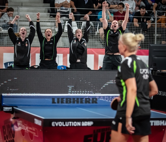 Doch auf ihre Spitzenspielerin Georgina Pota war Verlass. (©Gohlke)