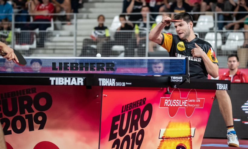 Dimitrij Ovtcharov ging tief... (©Gohlke)