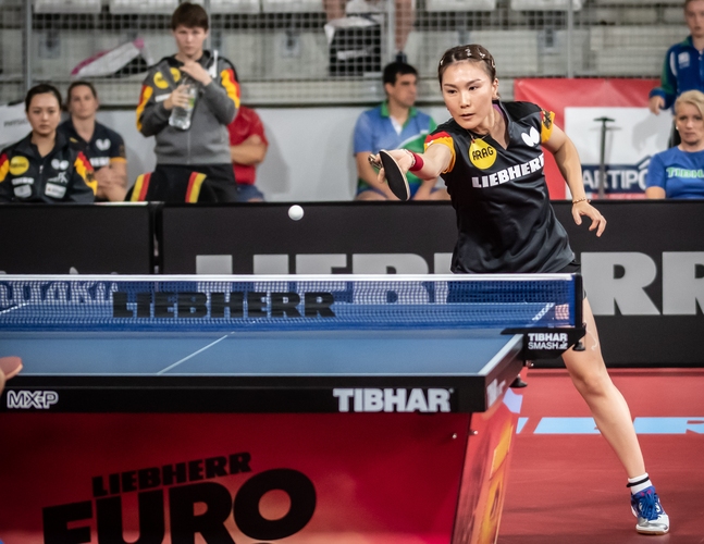 Shan Xiaona legte gegen Slowenien den Grundstein... (©Gohlke)