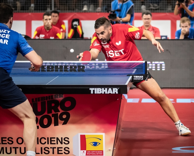 Auch Jesus Cantero verlor erwartungsgemäß gegen Simon Gauzy. (©Gohlke)