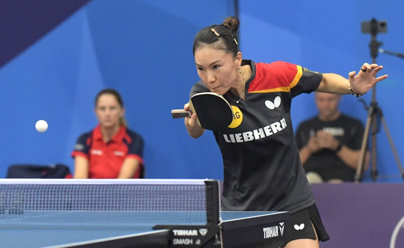 Ungefährdet spielte sich dagegen Shan Xiaona in die zweite Runde (©Gohlke)