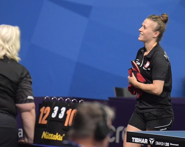 Zur Marathonspielerin entwickelt sich Natalia Partyka. Sie konnte gestern bereits den zweiten 4:3-Sieg verbuchen (©Gohlke)