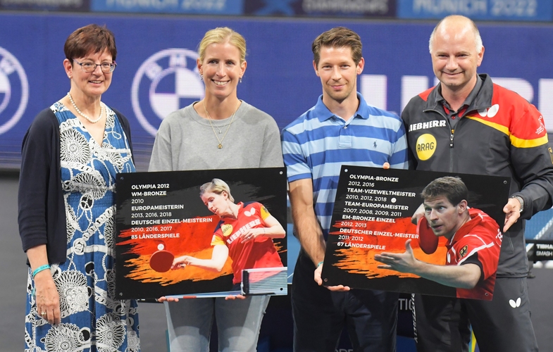 Die beiden wurden offiziell aus der Nationalmannschaft verabschiedet (©Gohlke)