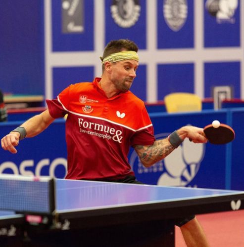 Ende 2020 war Michael Maze in der Champions League noch einmal in Düsseldorf zu Gast. Der Däne hat den Sport mittlerweile weiter hinten angestellt. (©Fabig)