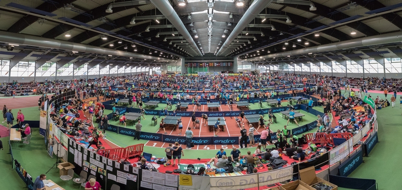 Volles Haus bei den andro Kids Open 2017! 1211 Kinder kamen am Wochenende nach Düsseldorf (©Fabig)