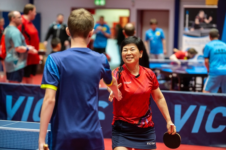 Die Luxemburgerin Xia Lian Ni hatte zwar den Einzug in die Runde der besten 16 geschafft (©Gohlke)
