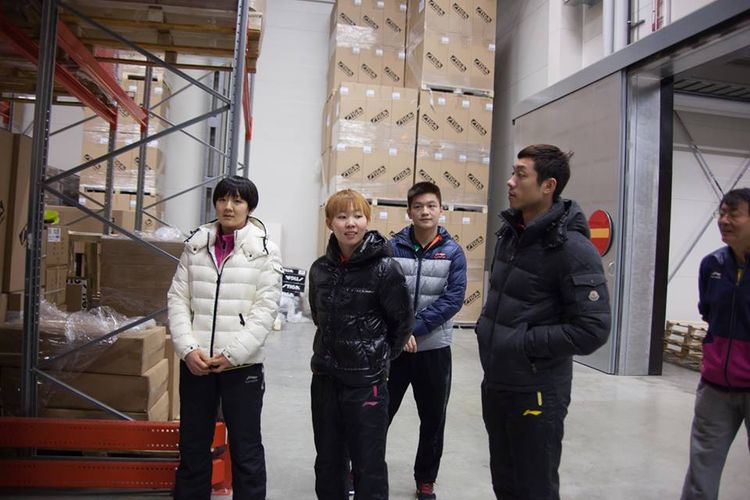 Aber Xu Xin hat besonders an einer Sache Gefallen gefunden... (©STIGA)