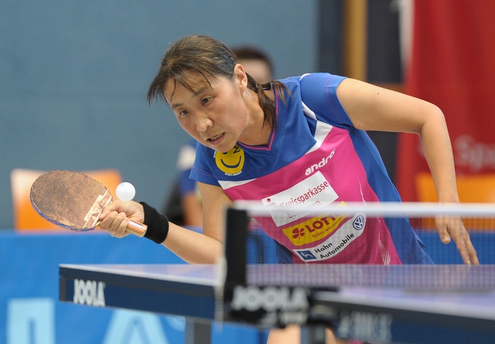 Blicken wir nach Deutschland: Qianhong Gotschs internationale Karriere war sehr kurz. Um so beeindruckender ist, was sie in dieser Zeit erreichte. Sie wurde im Jahr 2000 Europameisterin und gewann das Europe Top 12 zweimal. (©Roscher)