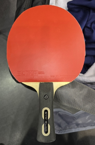 Der Franzose Thibault Poret spielt mit einem Holz der andro-Synteliac-Serie. (©Gohlke) 