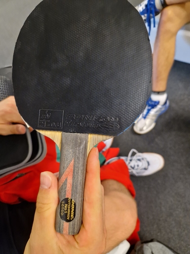Die Beläge kleben auf einem Ovtcharov No. 1 Senso (©Gohlke)