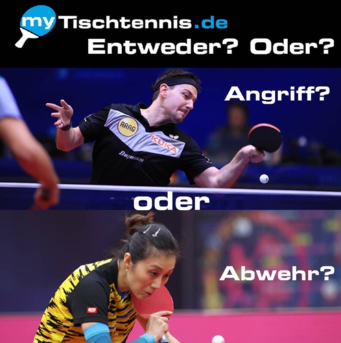 Angriff oder Abwehr? (©ITTF)
