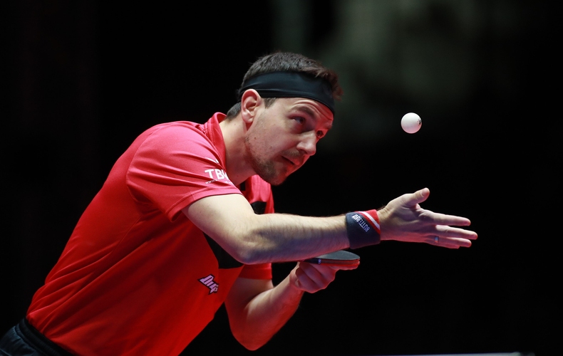 ... klar, denn er stammt von Deutschlands lebender Legende Timo Boll! (©ITTF)
