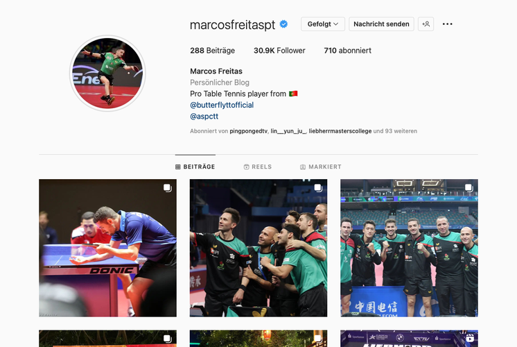 Marcos Freitas knackt als Erster die Marke von 30.000 Followern. (©Instagram)
