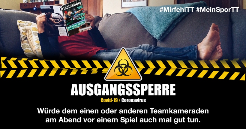 Wer sollte den Abend vor einem Spiel besser auf der Couch als in der Kneipe verbringen? 