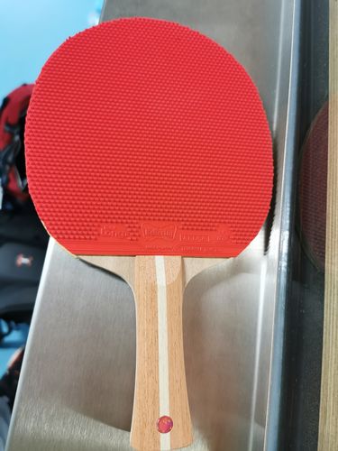 Abwehrspielerin Darya Kisel, Silbermedaillengewinnerin bei den Mädchen, setzt auf das Butterfly-Holz Diode V und den Butterfly-Noppenbelag Feint Long II. (©Gohlke)