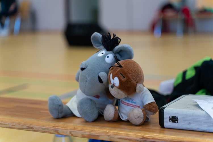 Auch Maskottchen als Talisman durften nicht fehlen. (©Fabig)