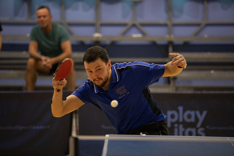 Silbermedaillengewinner Yannick Wolff (1. FC Bayreuth/BTTV) musste nur eine Niederlage einstecken. (©Fabig)