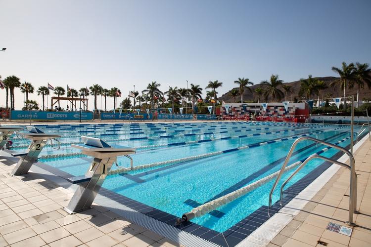 Im Freibad konnten ein paar Bahnen gezogen werden. (©Fabig)