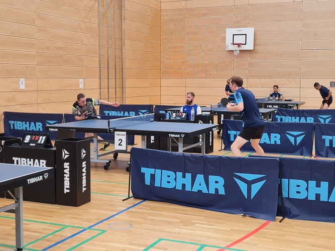 Der 21-jährige Regionalligaspieler aus Celle (Niedersachsen) war mit über 2100 TTR-Punkten einer der ambitioniertesten Akteure im Feld. (©FKT)