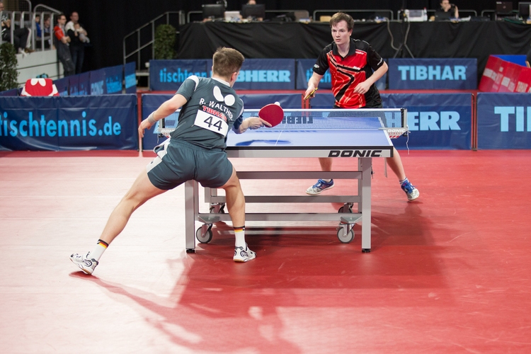 Zum Duell Bruder gegen Bruder kam es bei den Deutschen Meisterschaften in Bamberg Anfang März (©Fabig)