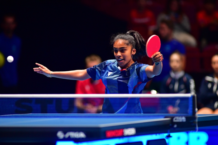 Auch die französischen Damen um die talentierte Prithika Pavade zogen souverän ins Halbfinale ein. (©ETTU)