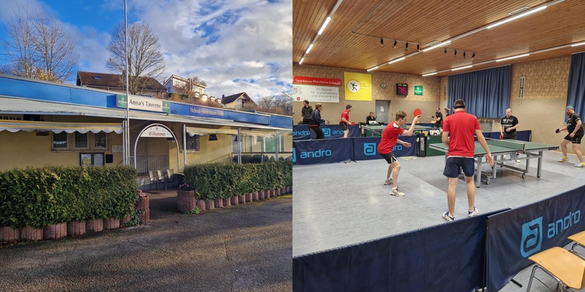 Einen ganz besonderen Charme macht die vereinseigene Helmut-Niedermann-Halle des TTC Oberderdingen (TTBW) aus, wo der Klub seit 1979 aufschlägt. Die Halle ist mit 15 Metern Länge und 9,95 Metern Breite im Vergleich mit anderen sehr klein. "Aufgrund dieser Maße besitzen wir schon seit Jahrzehnten eine Ausnahmegenehmigung des TTBW, um von der Mindestgröße einer Box abweichen zu dürfen", erklärt Oberderdingens zweiter Vorsitzender Tobias Beckel. (©Verein)