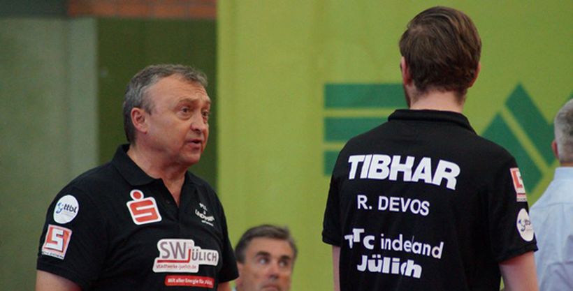 Alle vier spielten damals für den heutigen Zweitligisten TTC Jülich. (©Verein)
