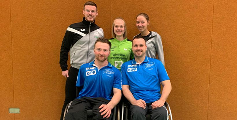 Besser gesagt bei Tischtennis Frickenhausen (ehemals TTC), dessen Rollstuhlfahrer wieder in der Bundesliga starten (Zum Bericht). (©nz Ralf Just)
