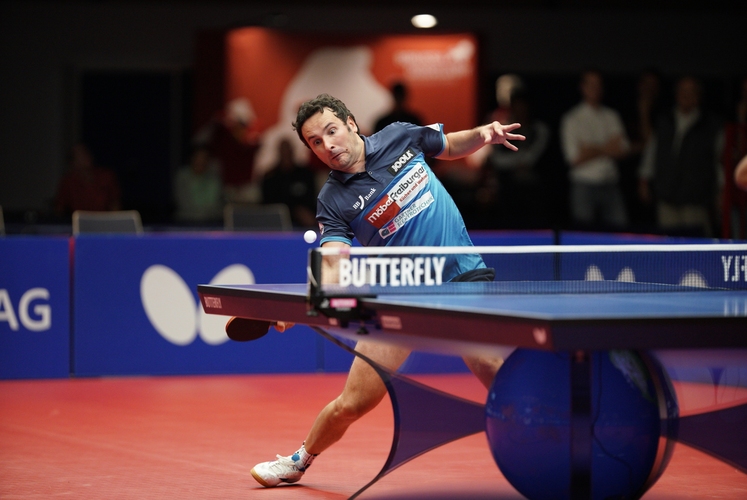 Bojan Tokic wirkt fast ein wenig erschrocken. (©Fabig)