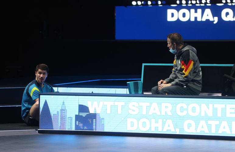 Franziska, dank einer Wildcard dabei, musste früh die Segel streichen. (©WTT)