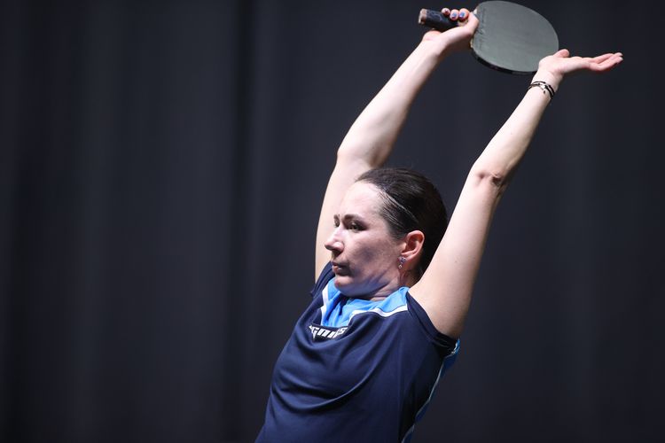 Vor dem Spiel noch einmal ordentlich strecken. (©WTT)