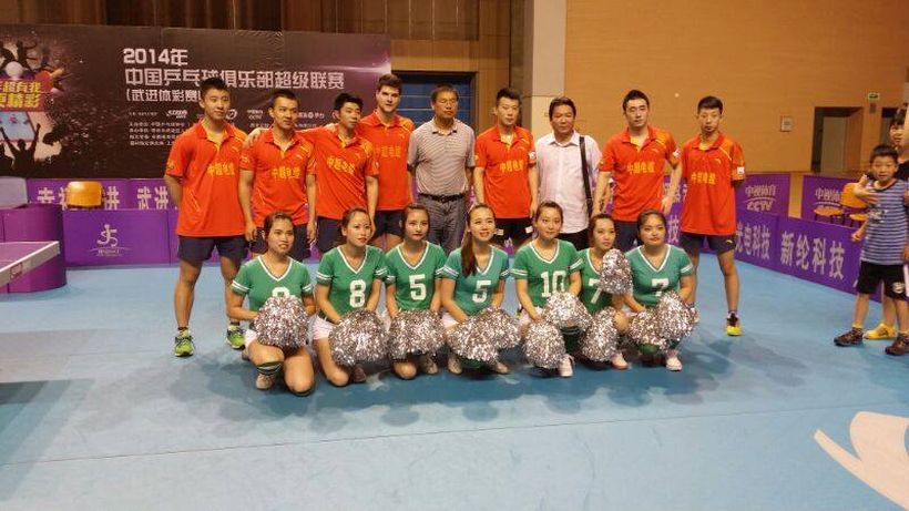 Nur noch fünf Spieltage bis zu den Playoffs und Jiangsu kann in Bazhou einen weiteren 3:0-Sieg verbuchen. So kann es weitergehen (©Facebookseite Ovtcharov)
