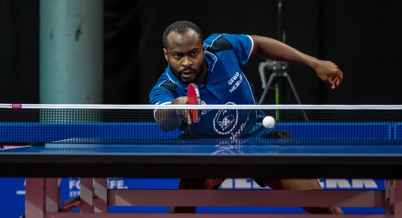 Quadri Aruna blieb gegen den Türken Ibrahim Gunduz fokussiert und zog in die dritte Qualifikationsrunde ein. (©Gohlke)