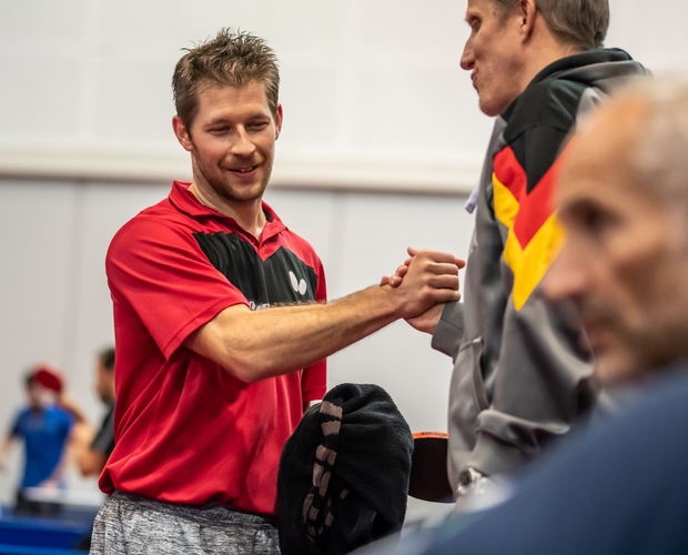 Am meisten überzeugte jedoch Bastian Steger, der gleich zwei starke Gegner vor sich hatte. (©Gohlke)