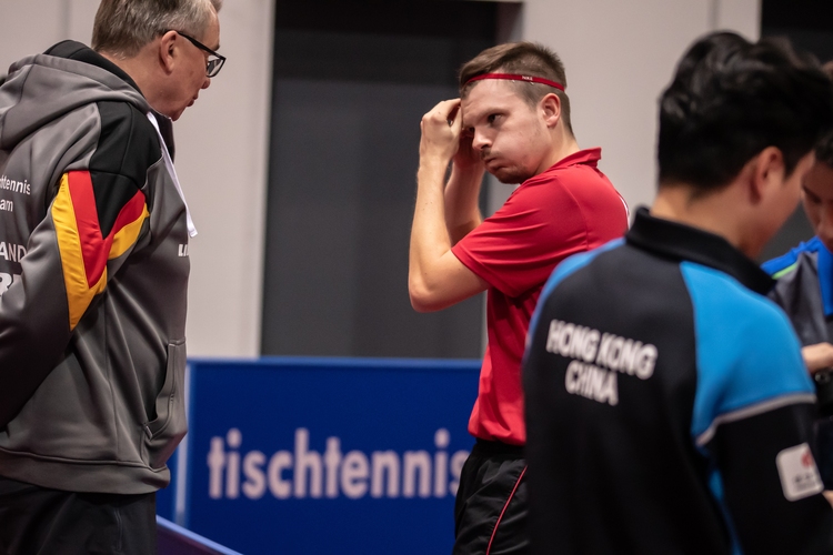 Wie erging es den anderen Deutschen? Ricardo Walther gewann sein Auftaktspiel mit Helmut Hampls Hilfe mit 4:2. (©Gohlke)