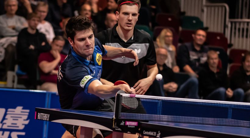 Gegen das österreichische Duo Robert Gados und Daniel Habesohn unterlagen die Deutschen allerdings mit 1:3. (©Gohlke)