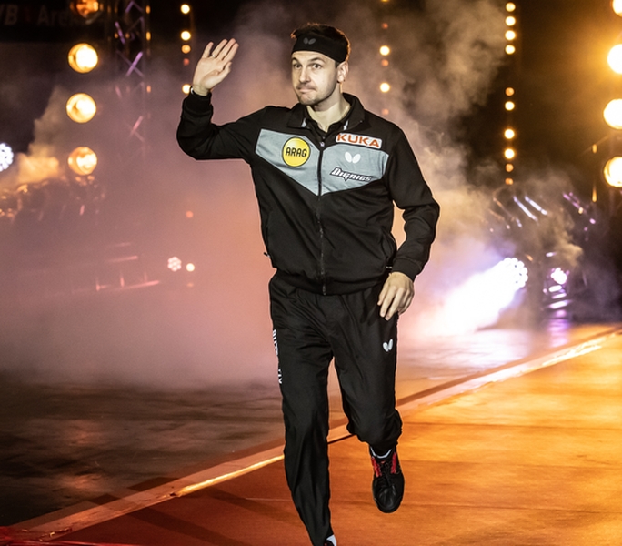 Am Abend folgte dann der Auftritt von Timo Boll. (©Gohlke)