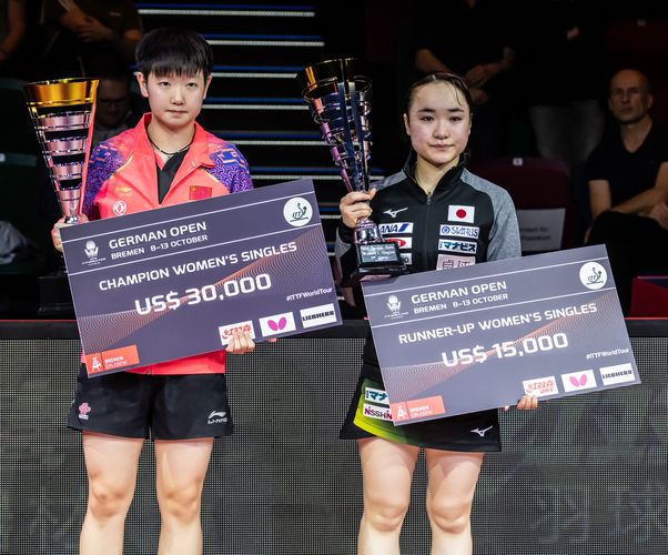 Bei den Swedish Open musste sich die 18-jährige kürzlich noch der gleich alten Ito geschlagen geben. Die Revanche ist gelungen. Sun sicherte sich das Preisgeld in Höhe von 30.000 US-Dollar. (©Gohlke)