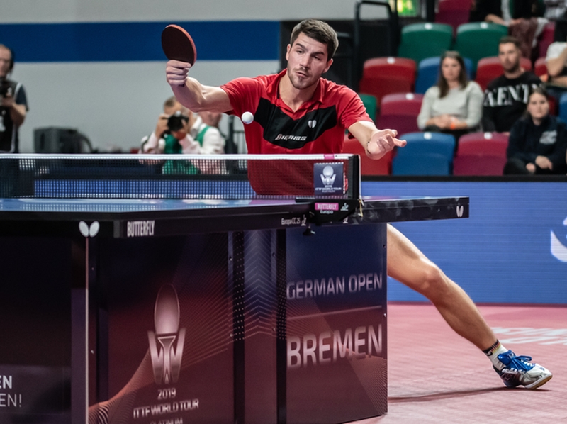 Gegen Patrick Franziska sah der Linkshänder anders als bei den Swedish Open vor einer Woche allerdings wenig Land. (©Gohlke)