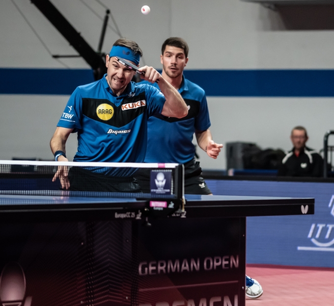 Nicht viel besser lief es für Patrick Franziska und Timo Boll. (©Gohlke)