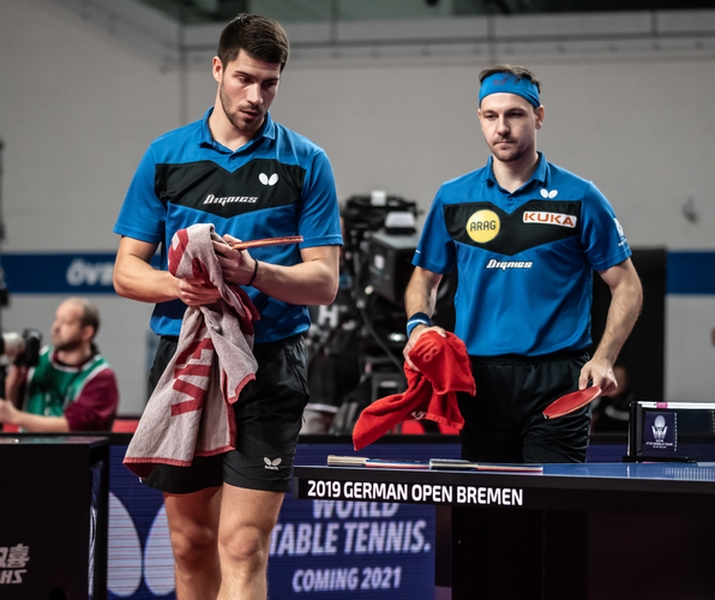 Die beiden mussten sich Fan Zhendong und Lin Gaoyuan geschlagen geben. (©Gohlke)