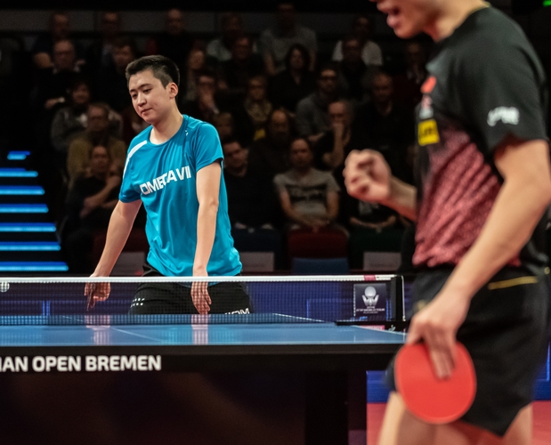 Für Franziska endete das Turnier im Viertelfinale gegen Jeoung Youngsik. Für den Koreaner kam allerdings schon eine Runde später gegen Xu Xin die Endstation. (©Gohlke)