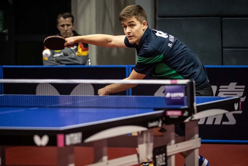 In der ersten Runde musste sich Nils Hohmeier aus dem Einzel-Wettbewerb verabschieden - nach knapper 3:4-Niederlage gegen den Franzosen Alexandre Cassin. (©Gohlke)