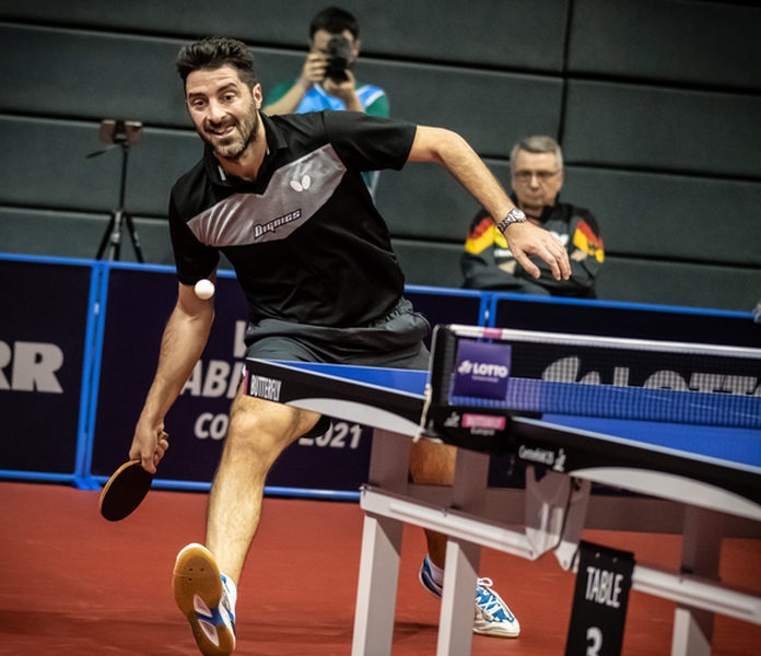 Auf den früheren Düsseldorfer Panagiotis Gionis traf ein anderer deutscher Spieler... (©Gohlke)